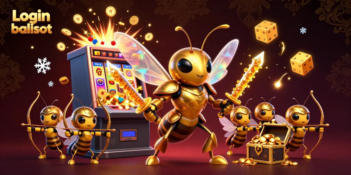 Engage with the captivating world of Login balislot surrounded by vibrant casino elements and rich jackpot features.