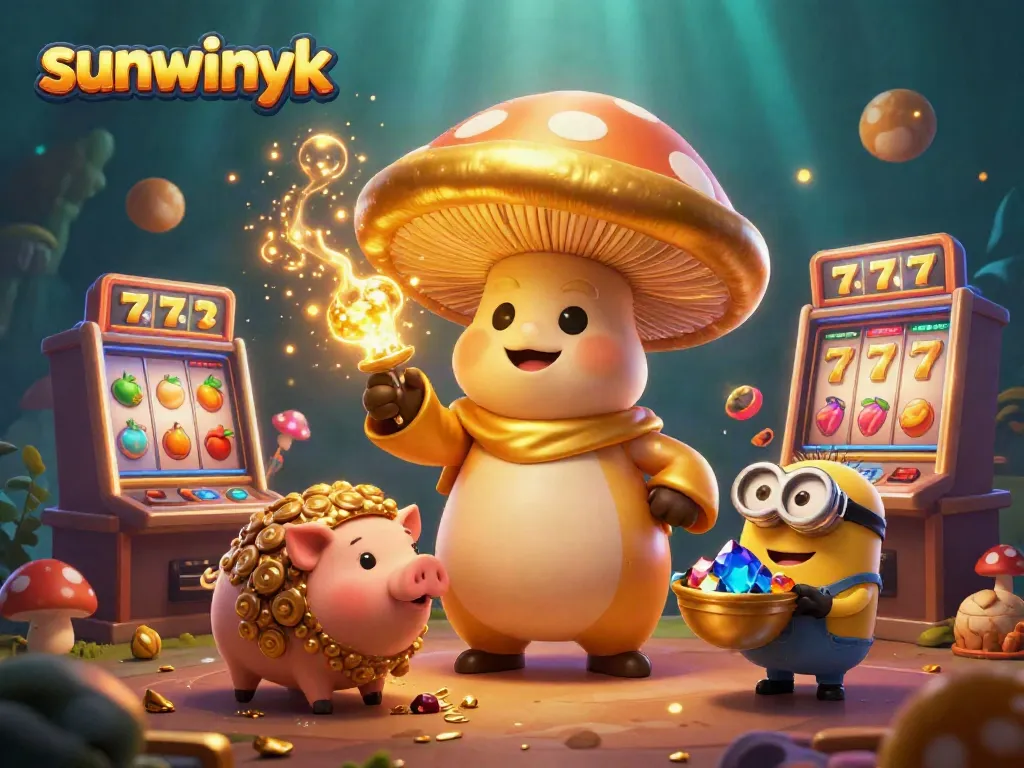 Experience exciting gameplay with sunwinyk's golden wizard and dynamic slot elements.