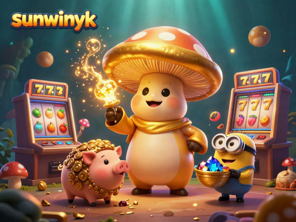 Experience exciting gameplay with sunwinyk's golden wizard and dynamic slot elements.
