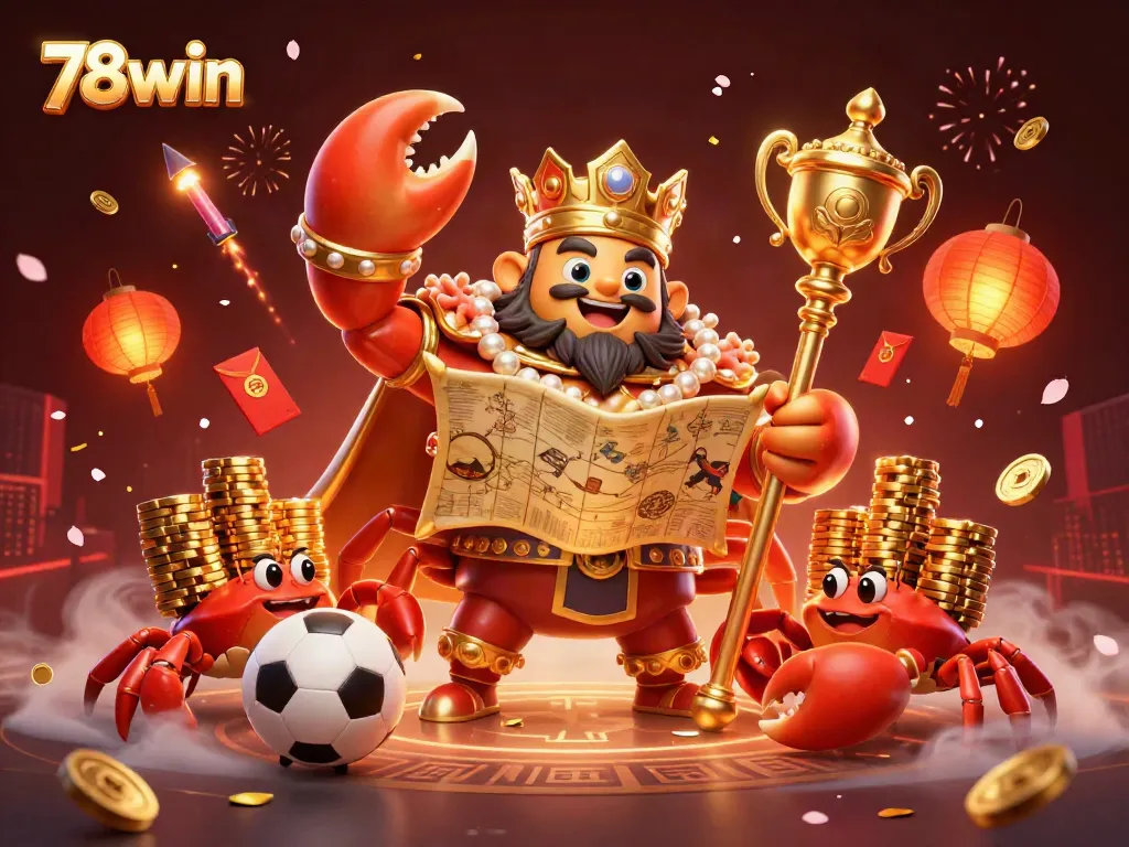 Experience the energetic gaming vibe at 78win with our vibrant golden crab emperor and sports themes.