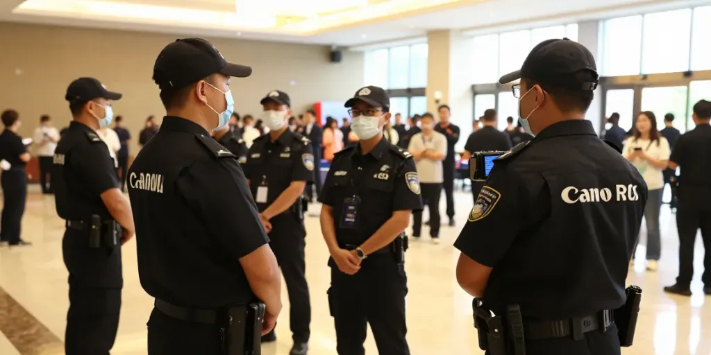 Trusted local private security team ensuring safety at events.