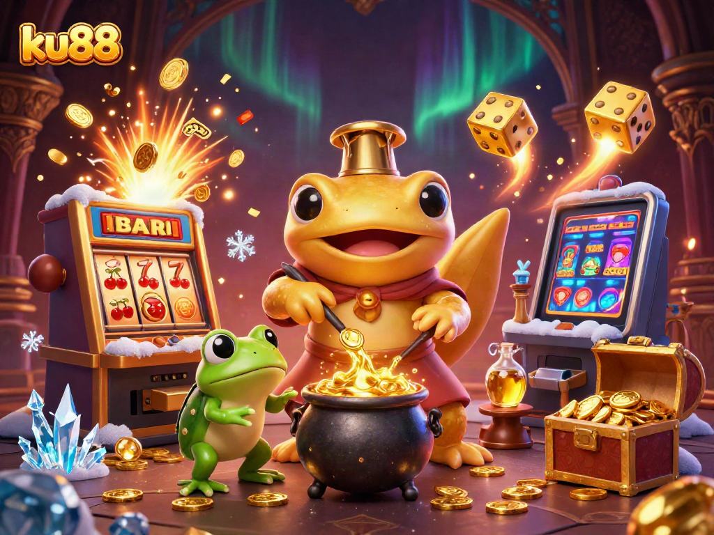 Experience thrilling gameplay at ku88 with colorful casino elements and enchanting characters.
