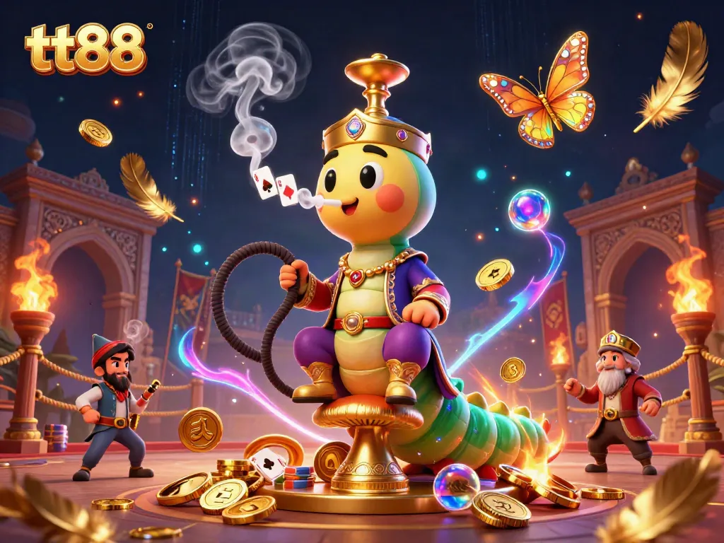 Execute powerful bets with tt88 in a vibrant casino illustration showing excitement and rich gaming elements.