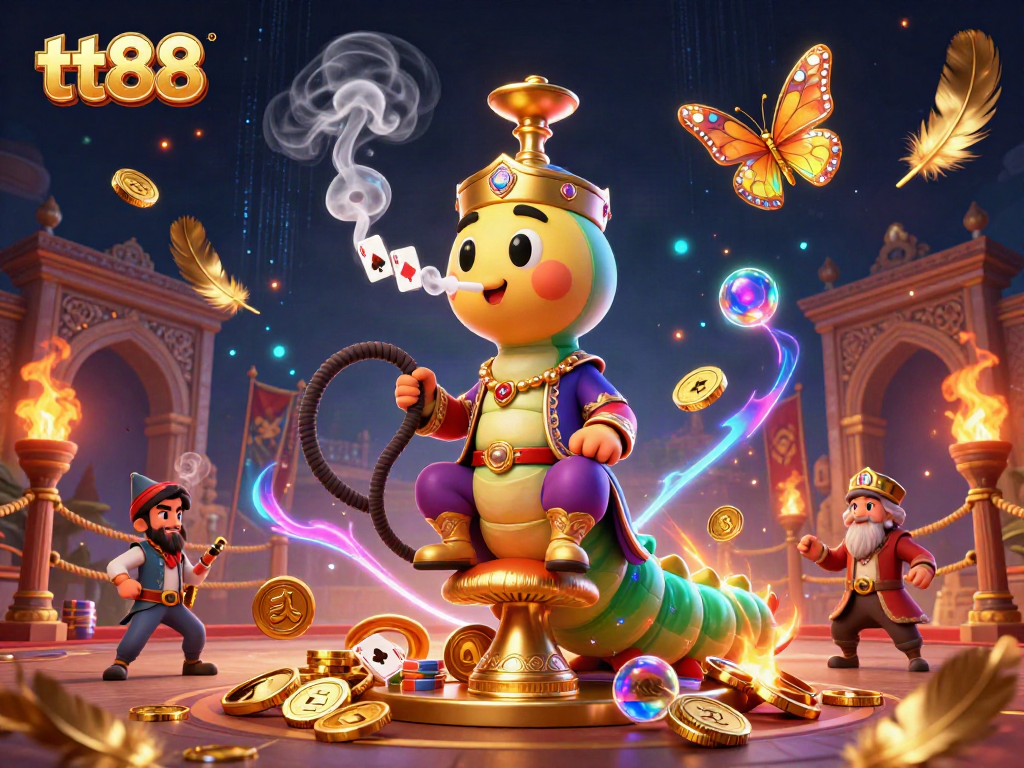 Execute powerful bets with tt88 in a vibrant casino illustration showing excitement and rich gaming elements.