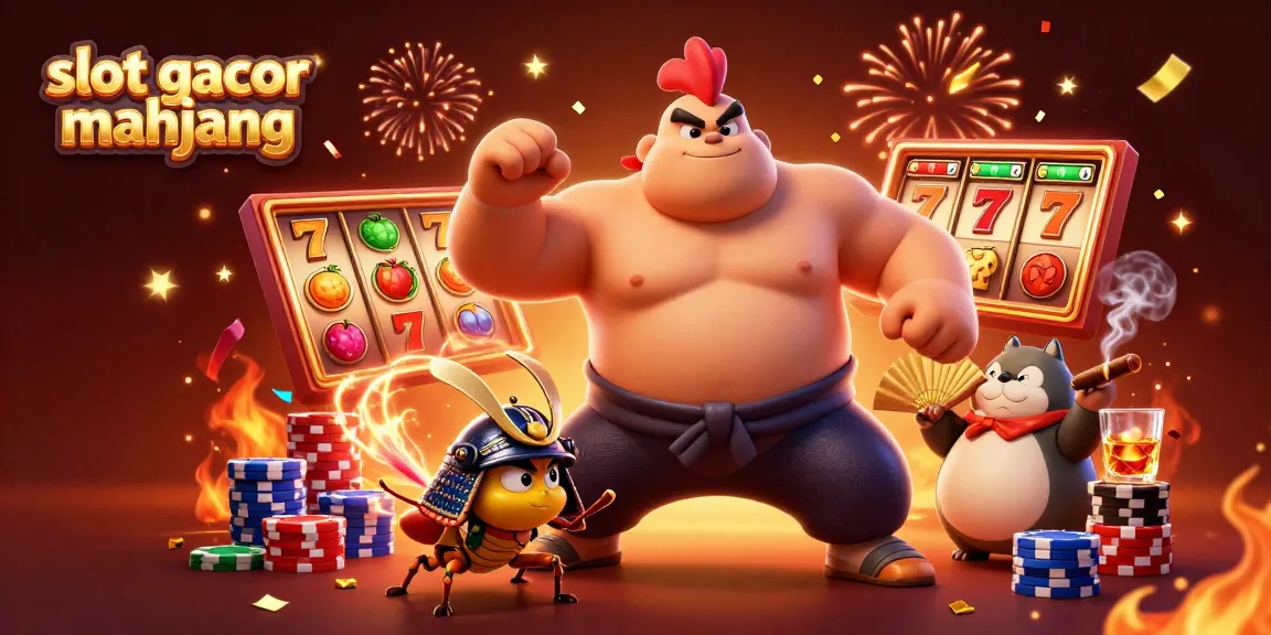 Engage in thrilling gameplay of slot gacor mahjong with vibrant characters and dynamic casino elements.