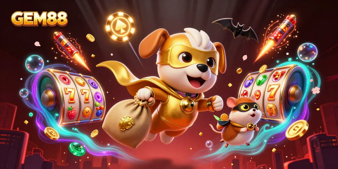 Experience thrilling jackpots with GEM88 in a vibrant 3D casino world full of excitement.