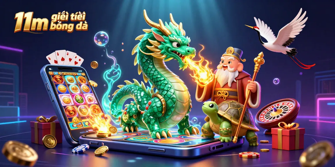 Engage in thrilling 11m giải trí bóng đá with dynamic characters and captivating casino elements.