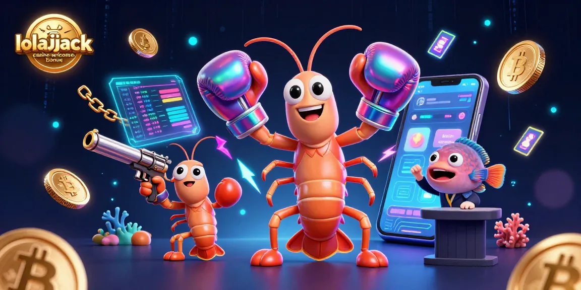 Experience the thrilling lolajack casino welcome bonus with vibrant graphics and 3D gaming elements.