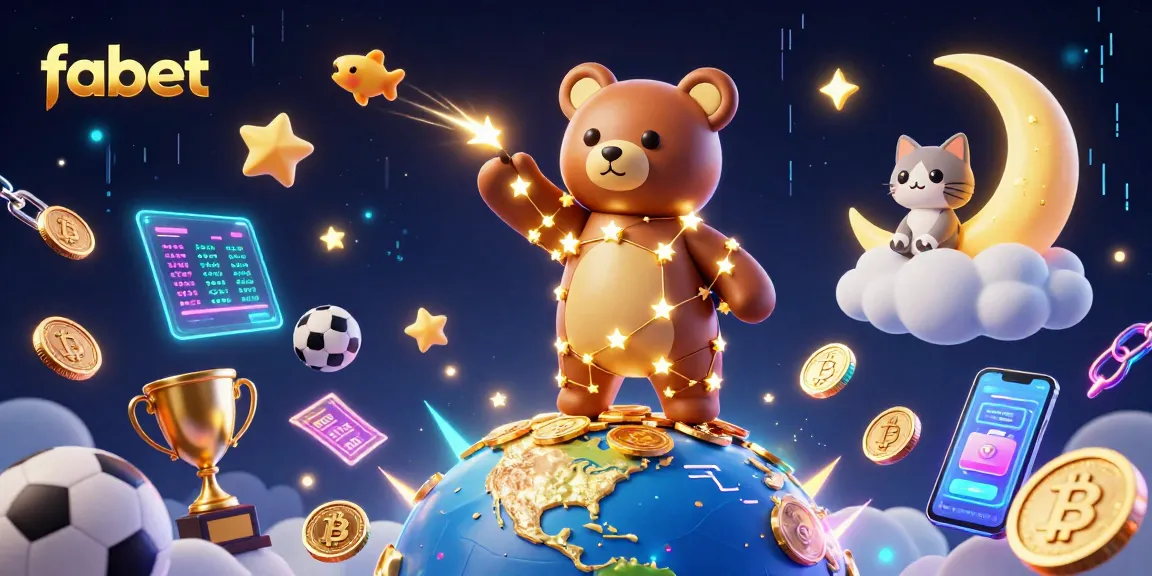 Engage with fabet's thrilling sports betting experience, showcasing dynamic game elements and vibrant characters.
