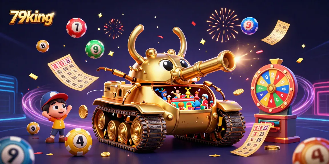 Engage in thrilling gaming action with 79king's dynamic casino scene featuring vibrant lottery balls and exciting game elements.